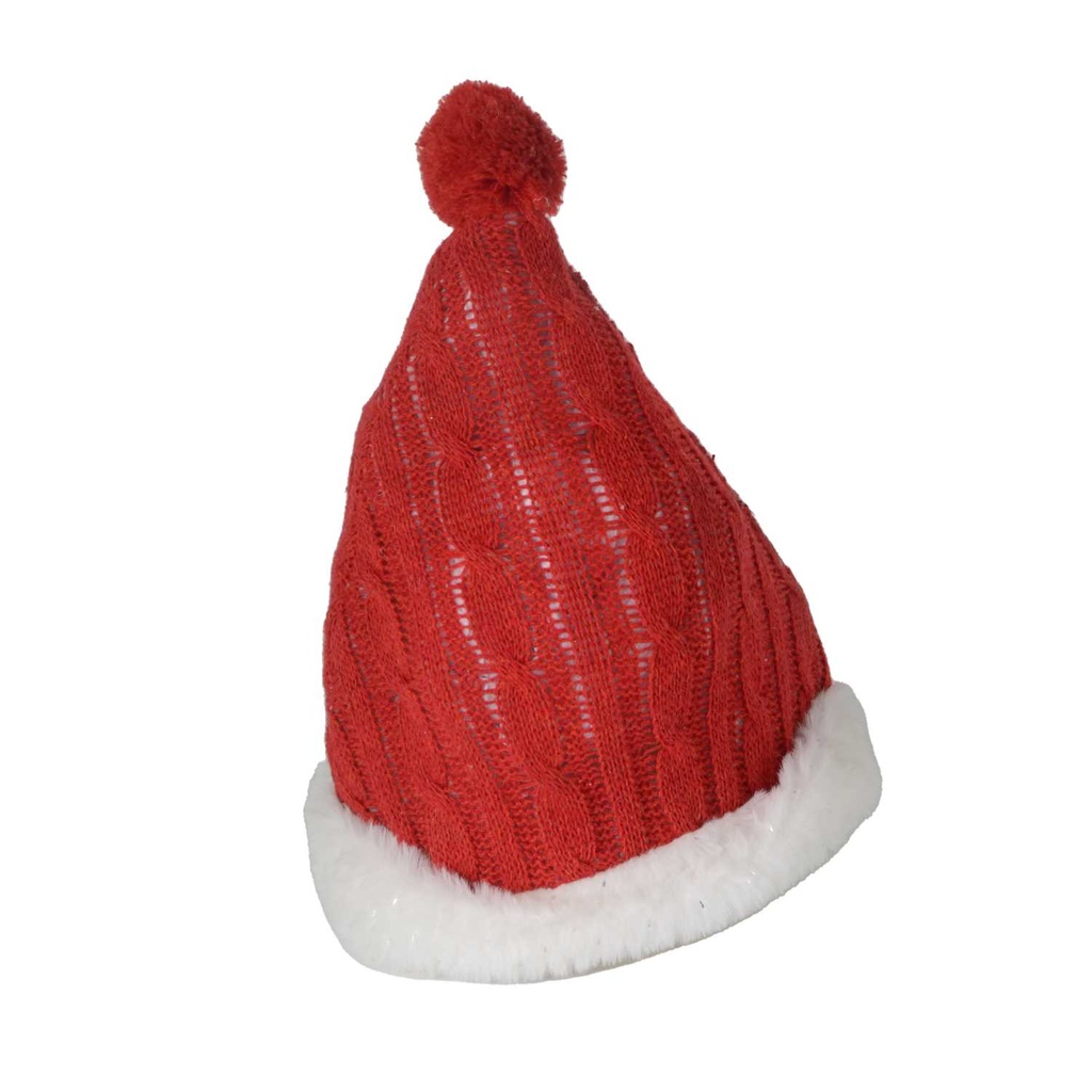 Fermaporta tessuto cappello rosso cm15x15h23