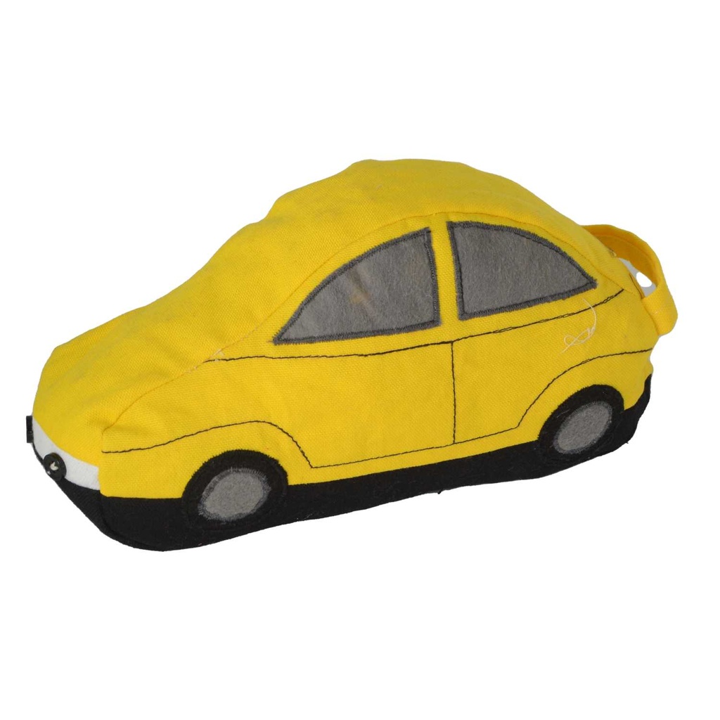 Fermaporta Tessuto Macchina Giallo 25x8x13 cm