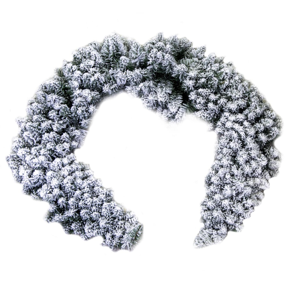 Festone Monte Bonifato innevato ø24x180 cm