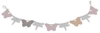 Festone farfalle colori misti cm7,5x0,5 h82