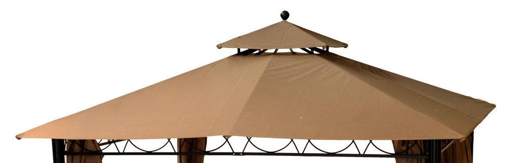Gazebo Tetto di Ricambio Texas 3x4 cm