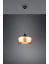 Sospensione Cucina Ottone Chiron Trio Lighting - Lampadario Conico Satinato