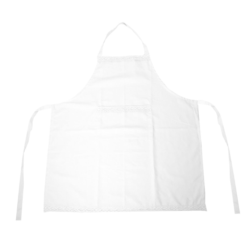 Grembiule bianco Amelie 80x90 cm
