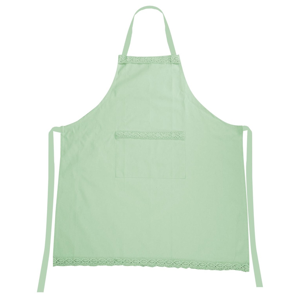 Grembiule verde acqua amelie 80x90 cm