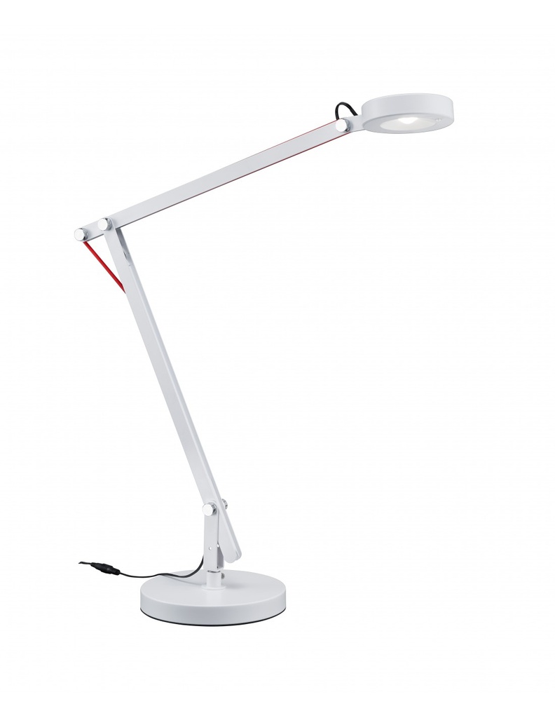 Lampada da Ufficio Orientabile Bianca con Luce Led Amsterdam