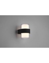 Applique da parete rotonda con doppia emissione LED IP54 Molina Trio Lighting