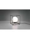 Lampada Da Tavolo Gabbia 1xE14 Nero Opaco 20x20 cm Trio Lighting