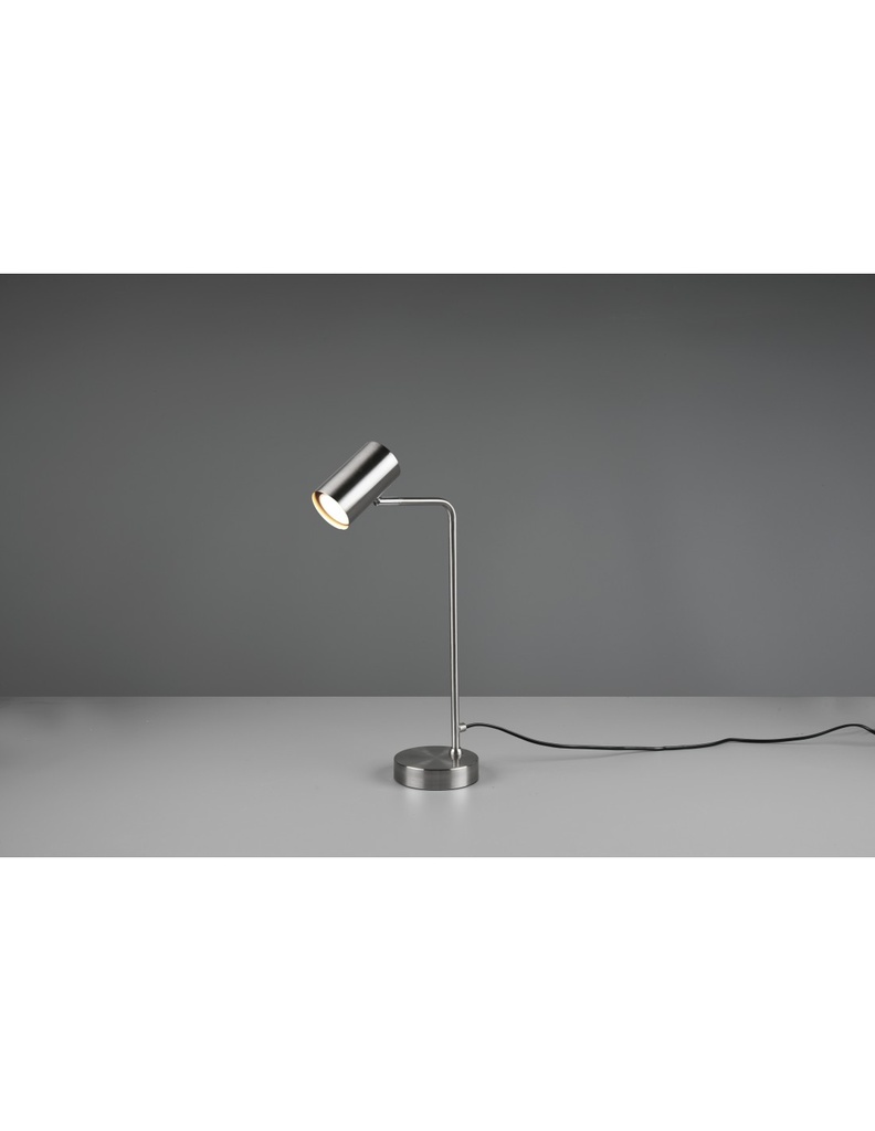 Lampada da Tavolo Marley Nichel Spot Cilindro H45