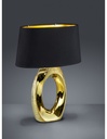 Lampada da Tavolo Moderna in Ceramica Oro Taba H52 cm
