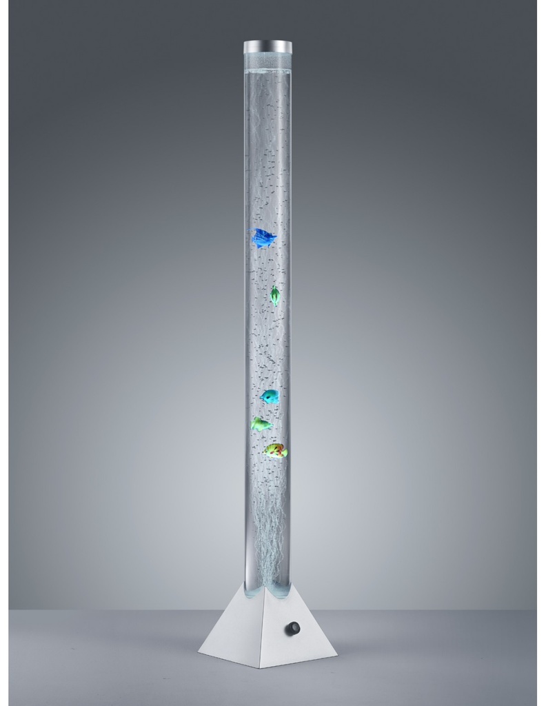 Lampada da Terra Moderna RGB con Pesciolini Galleggianti