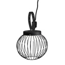 Lampada Portatile 20W Led 4000K, Linea Cage, Nero