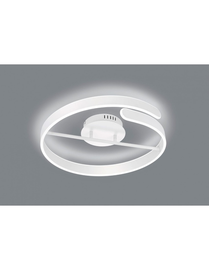Lampada Soffitto Design Cerchio Led Dimmer 4000k Parma Bianco