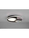 Plafoniera Soffitto Moderna Vuelta Nero 3 Led Dimmer 28w