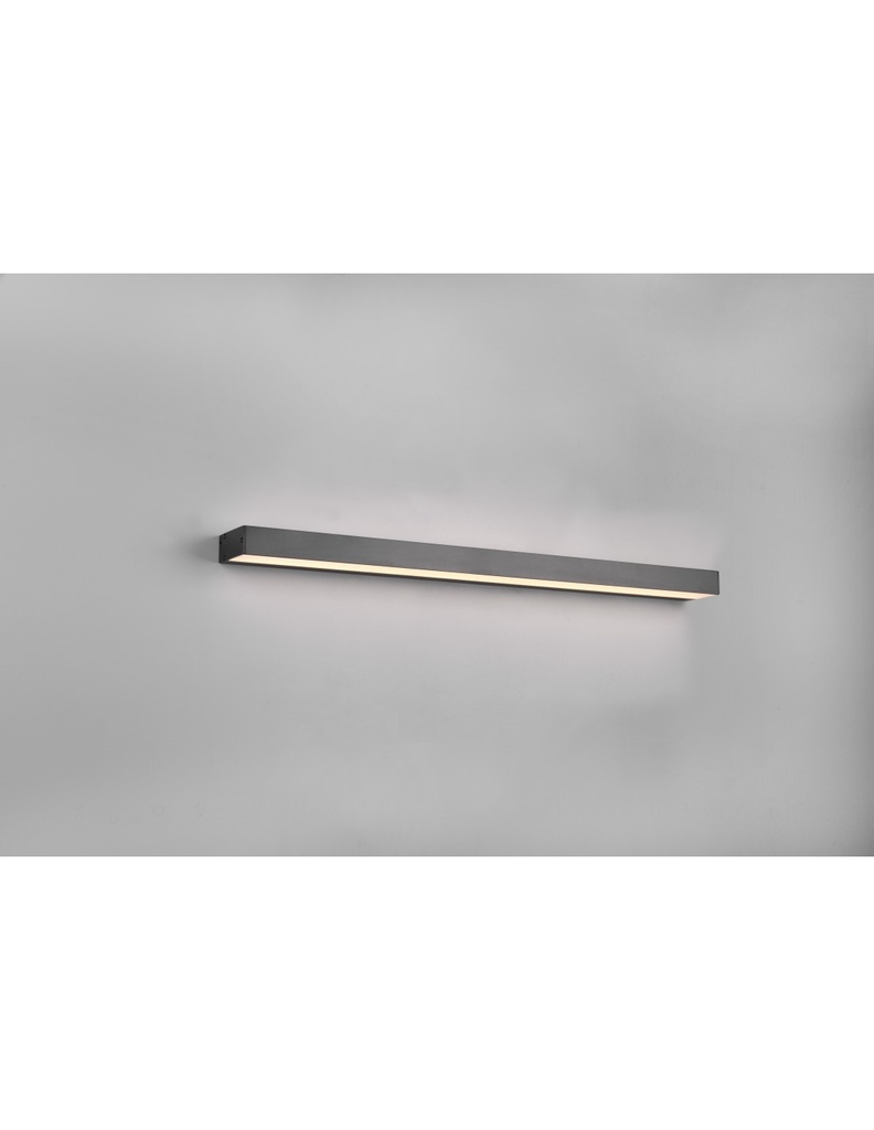 Applique Bagno LED Rocco Nero - Doppia Emissione - 13W - IP44