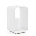 Lampada a LED con piantana bianca - Dimensioni 25x28x45 cm