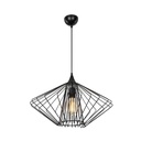 Lampada a sospensione Arona ASZ1360 filo metallico nero