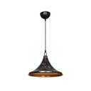 Lampada a sospensione Kalyon metallo nero oro ASZ1650