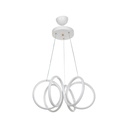 Lampada a sospensione LED Ilya forma spirale bianca MDL4439