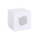 Lampada da Giardino a LED Cubo Speaker in Polietilene 15x15cm