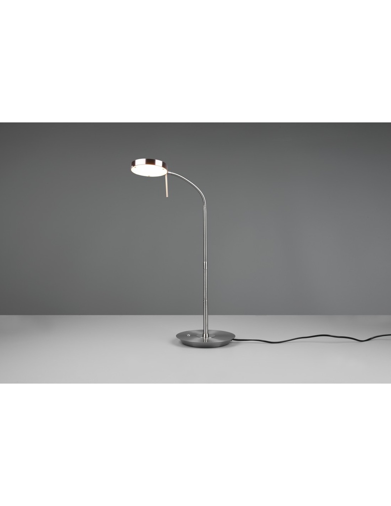 Lampada da Studio Monza Led Touch Dimmer Nichel