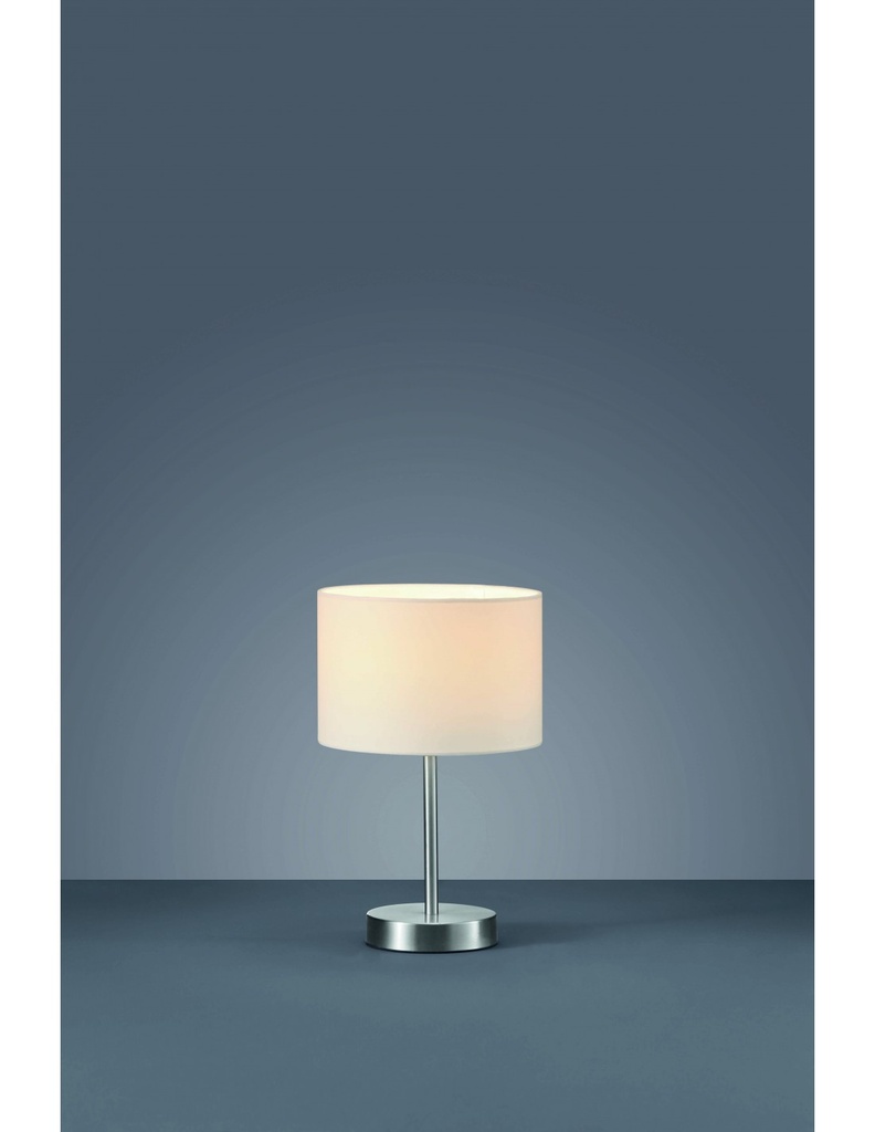 Lampada da Tavolo Hotel Metallo Paralume Bianco Ø20 cm Trio Lighting