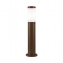 Lampada da esterno in alluminio pressofuso con diffusore opalino - 180mm x 60mm, IP65 corten