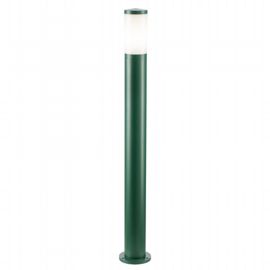 Lampada da esterno in alluminio pressofuso con diffusore opalino muschio - Altezza 180mm, Diametro 60mm