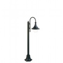 Lampada da esterno in alluminio pressofuso con diffusore trasparente - Altezza max 150mm - Potenza max 60W nero