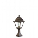 Lampada da esterno in alluminio pressofuso con diffusori in vetro trasparente - Altezza max 170mm