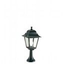Lampada da esterno in alluminio pressofuso con diffusori in vetro trasparente - Altezza max 210mm - Potenza massima 100W nero