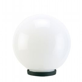 Lampada da esterno in termoplastico con sfera opale Ø 25cm nero