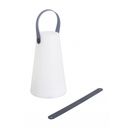 Lampada da giardino a LED Cilindrica in Polietilene