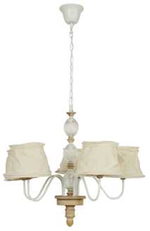 Lampadario in Ferro e Vetro 68x60 cm