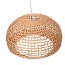 Lampadario in rattan naturale ø50h30,5 cm