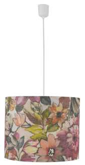 Lampadario in tessuto fantasia senza attacco Ø cm.50h40