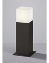 Lampioncino da Giardino Squadrato Antracite con LED E14