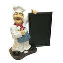 Lavagna in legno da cucina con occhiolino, 58x30x65 cm