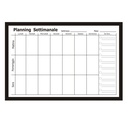 Lavagna Magnetica Agenda con Pennarello 60x40x1,5 cm