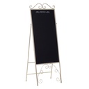 Lavagna Menu Metallo Bianco Rettangolare cm47x41h34-128