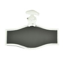 Lavagna Metallo Cuoco Rettangolare Svasato 54,5x41x2 cm