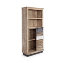 Libreria 1 anta 4 piani legno Tudor cm 71 x 34 x 163