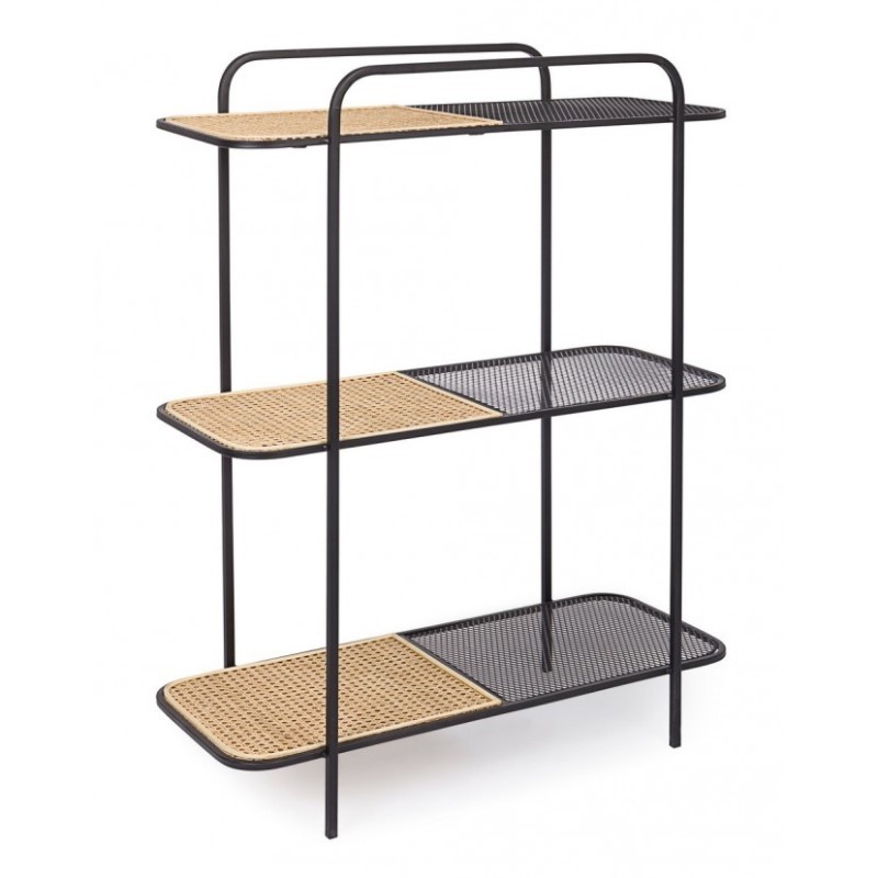 Libreria Sagomata Antracite 82x35x100 cm