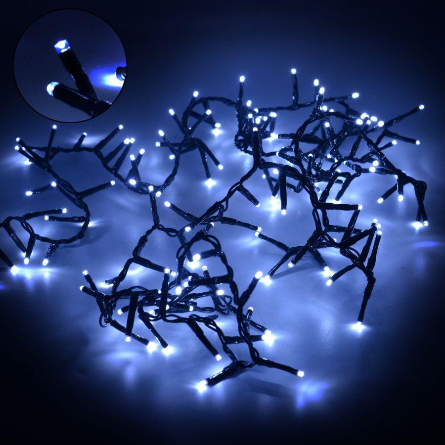 Luci filo 500 mini LED bianco freddo con controller, 1000 cm di lunghezza, per uso esterno