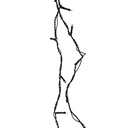 Luci a filo verde bianco caldo, alimentazione fissa, 48 LED, 0,5xh480x1