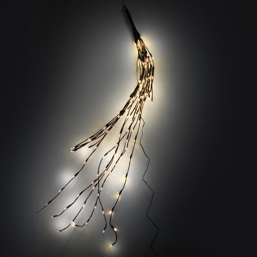 Luce Rami 144 LED Bianco Caldo 40x120x2cm - Uso Esterno