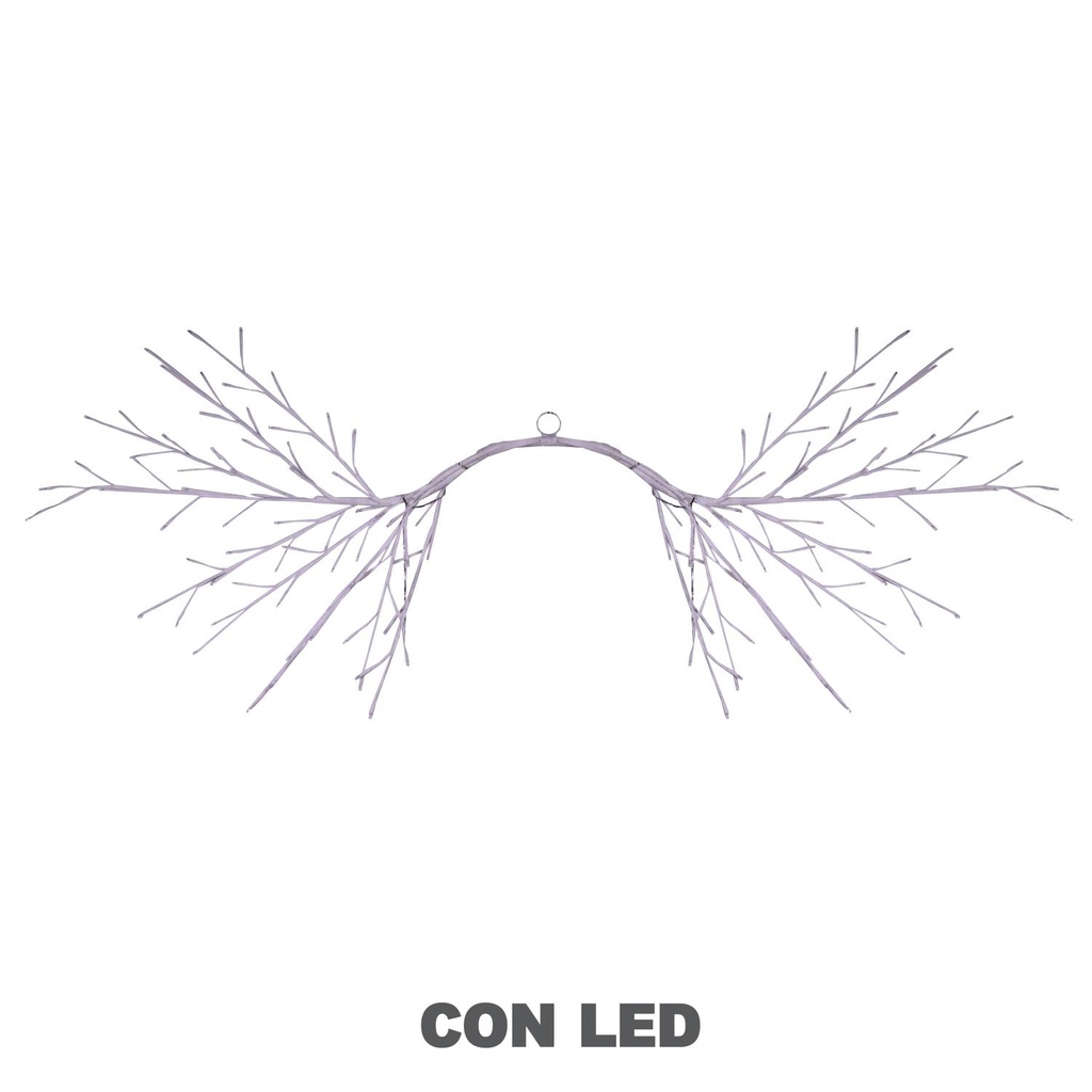 Luce Ramo 144 LED Bianco Caldo 130x80 cm Uso Esterno