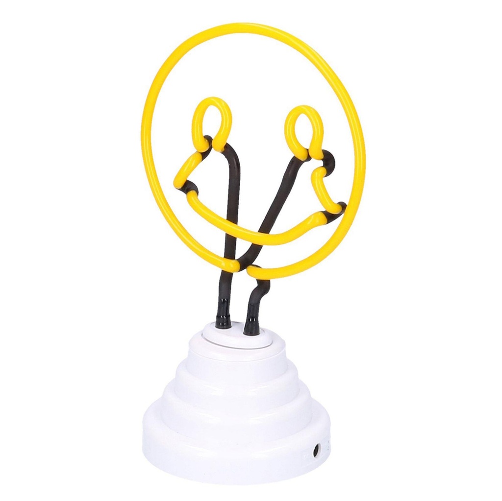 Luce Smile Neon Giallo 10x13x24 cm