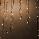 Luce Tenda 400 LED Plastica Bianco Caldo 7,5m