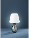 Lumetto Decorativo Pineapple Argento con Paralume Bianco Ø20 cm Trio Lighting