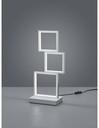 Lampada da Tavolo LED Sorrento 3 Quadrati H50 cm Alluminio